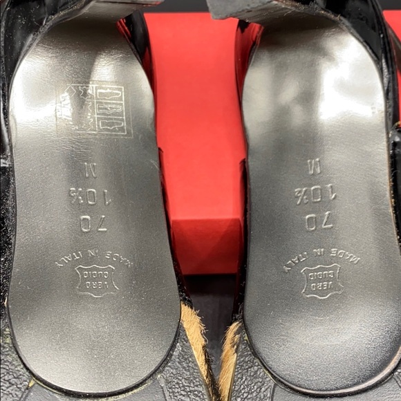 Vintage Via Spiga Patent Leather Mary Janes Animal - Picture 11 of 16